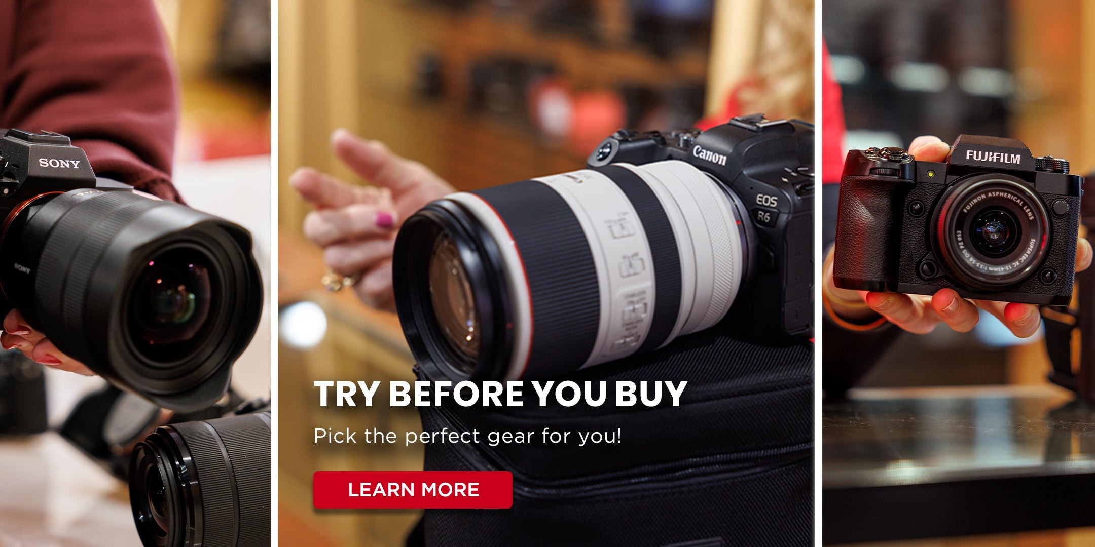 Check out our “Try Before You Buy” Program!