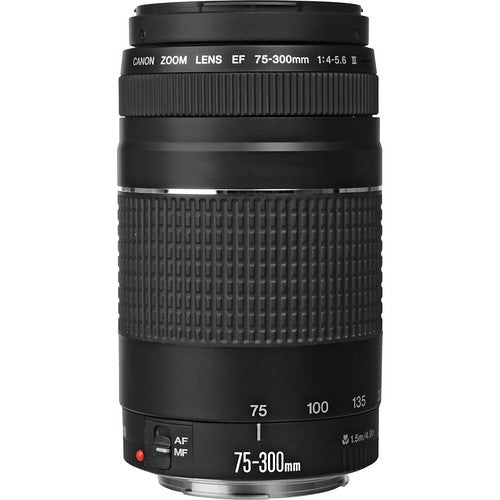 Canon EF 75-300mm f/4-5.6 III Lens Package