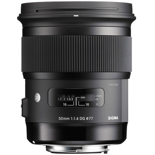 Sigma 50mm f/1.4 DG HSM Art Lens for Nikon F Package