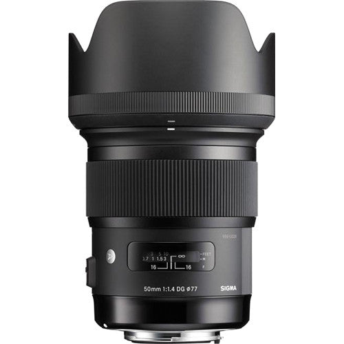 Sigma 50mm f/1.4 DG HSM Art Lens for Nikon F Package