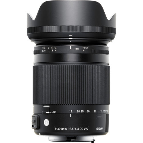 Sigma 18-300mm f/3.5-6.3 Contemporary DC Macro OS HSM Lens for Canon