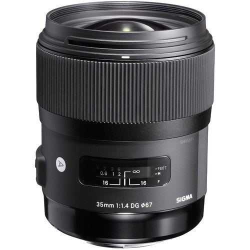 Sigma 35mm f/1.4 DG HSM Art Lens for Nikon F Package