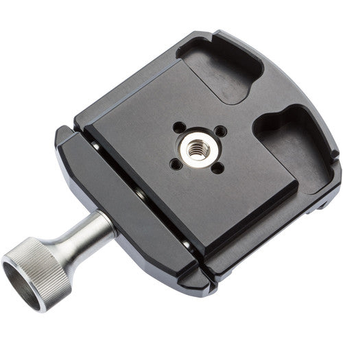 Pro Media Gear Arca-Swiss Type QR Clamp with 1/4" Hardened Thread Insert with Bubble Level (60mm wide)