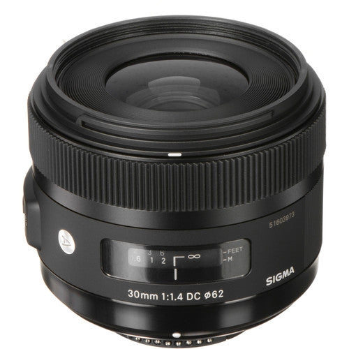 Sigma 30mm f/1.4 DC HSM Art Lens for Nikon F Package