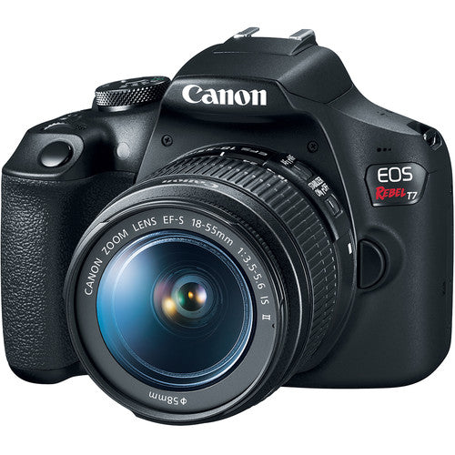Canon EOS Rebel T7 DSLR Camera with 18-55mm and 75-300mm Lenses Package
