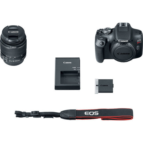 Canon EOS Rebel T7 DSLR Camera with 18-55mm and 75-300mm Lenses Package