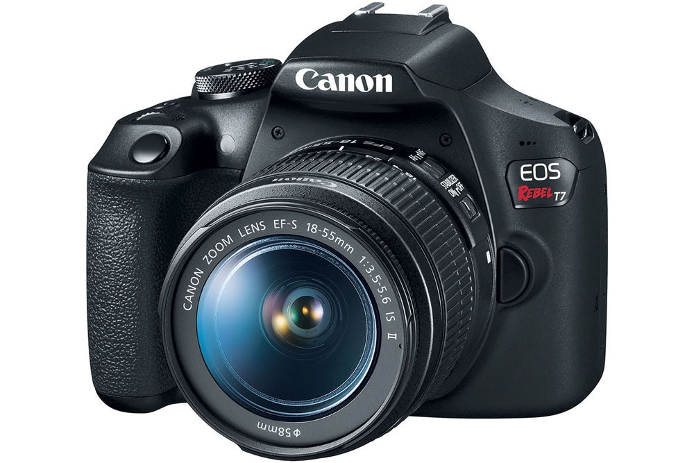 Canon EOS Rebel T7 DSLR Camera with 18-55mm and 75-300mm Lenses
