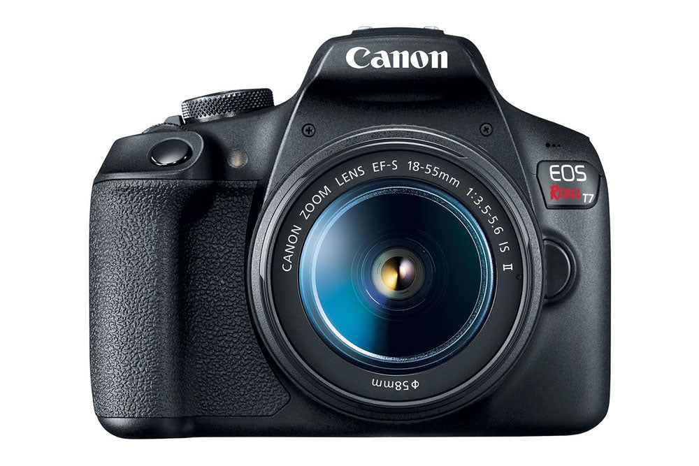 Canon EOS Rebel T7 DSLR Camera with 18-55mm and 75-300mm Lenses
