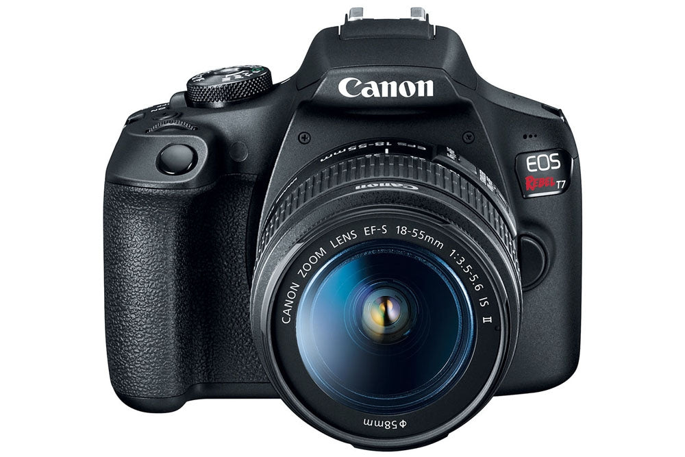 Canon EOS Rebel T7 DSLR Camera with 18-55mm and 75-300mm Lenses