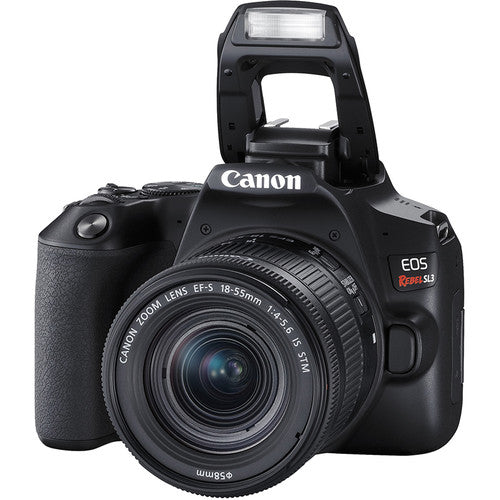 Canon EOS Rebel SL3 DSLR Camera with 18-55mm Lens (Black) Package