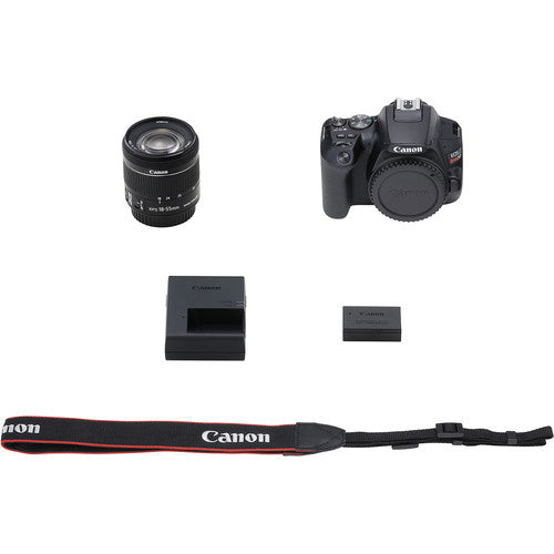 Canon EOS Rebel SL3 DSLR Camera with 18-55mm Lens (Black) Package