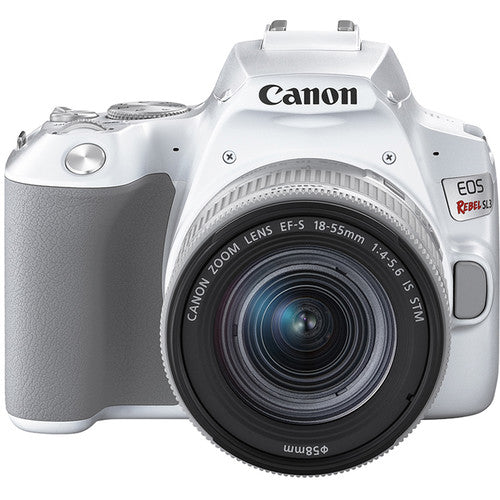 Canon EOS Rebel SL3 DSLR Camera with 18-55mm Lens (White) Package