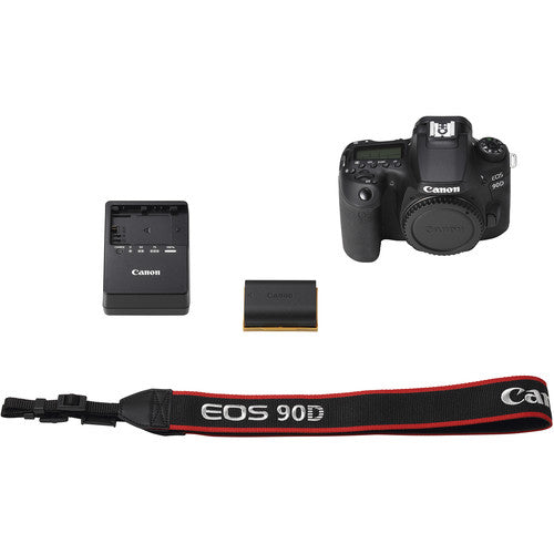 Canon EOS 90D DSLR Camera (Body Only) Package