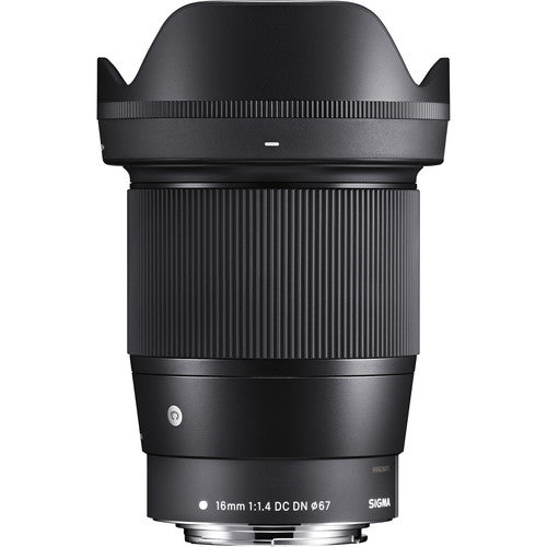 Sigma 16mm f/1.4 DC DN Contemporary Lens (Canon EF-M) Package