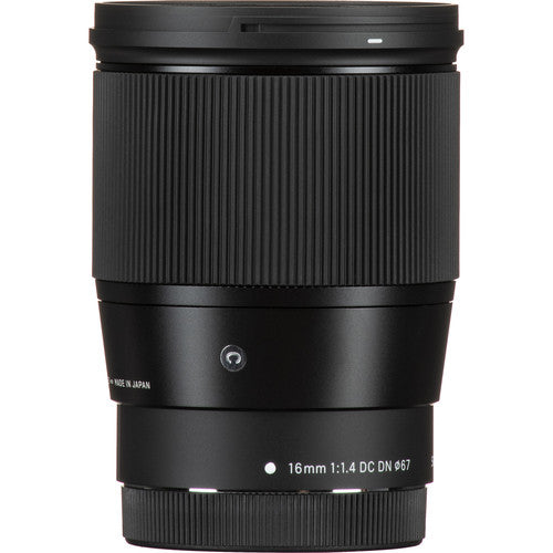 Sigma 16mm f/1.4 DC DN Contemporary Lens (Canon EF-M) Package