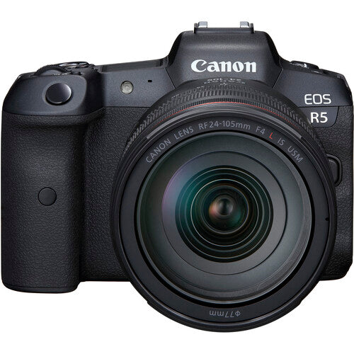 Canon EOS R5 Mirrorless Digital Camera with 24-105mm f/4L Lens Package