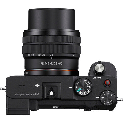 Sony a7C Mirrorless Camera with 28-60mm Lens (Black) Package