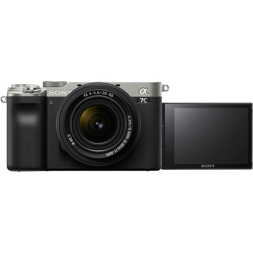 Sony a7C Mirrorless Camera with 28-60mm Lens (Silver) Package