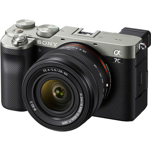 Sony a7C Mirrorless Camera with 28-60mm Lens (Silver) Package