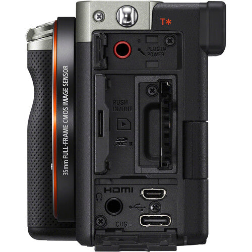 Buy Sony Alpha a7C Mirrorless Digital Camera with 28-60mm Lens Silver side