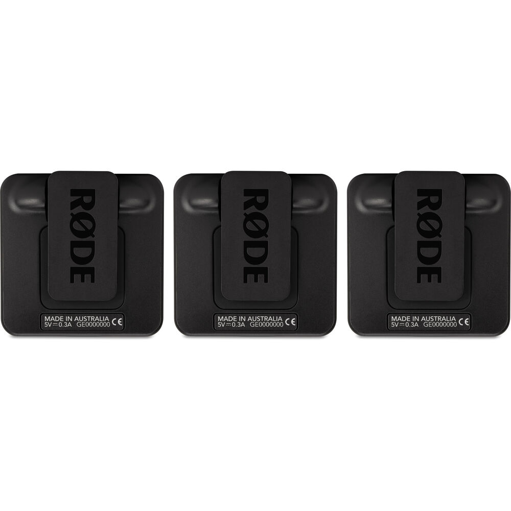 Rode Wireless GO II 2-Person Compact Digital Wireless Microphone System-Recorder (2.4 GHz, Black)