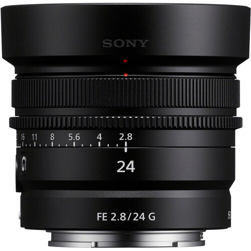 Sony FE 24mm f/2.8 G Lens (Sony E) Package