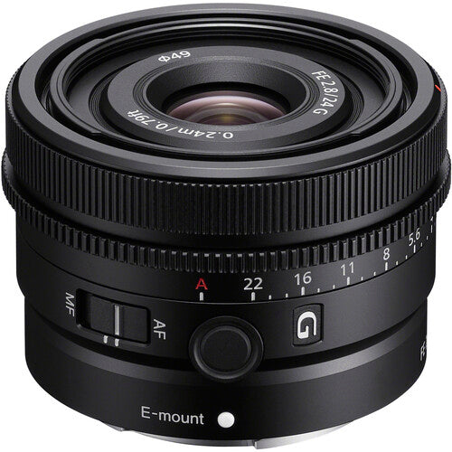 Sony FE 24mm f/2.8 G Lens (Sony E) Package