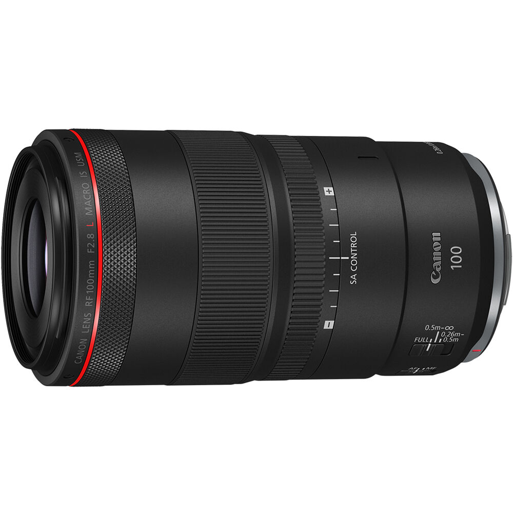 Canon RF 100mm f/2.8 L Macro IS USM Lens (Canon RF) Package
