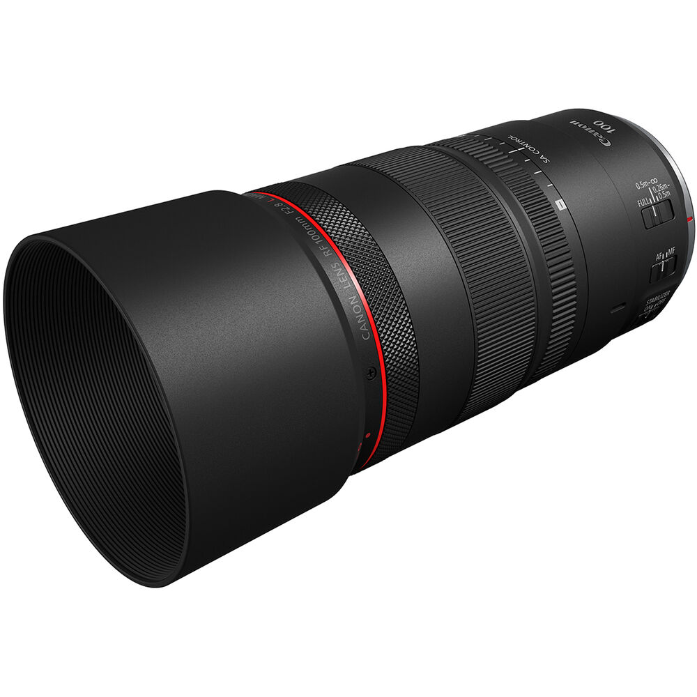 Canon RF 100mm f/2.8 L Macro IS USM Lens (Canon RF) Package