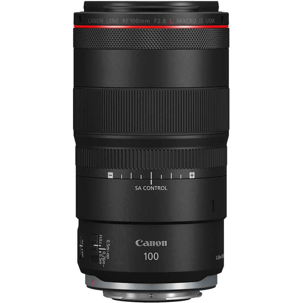 Canon RF 100mm f/2.8 L Macro IS USM Lens (Canon RF) Package