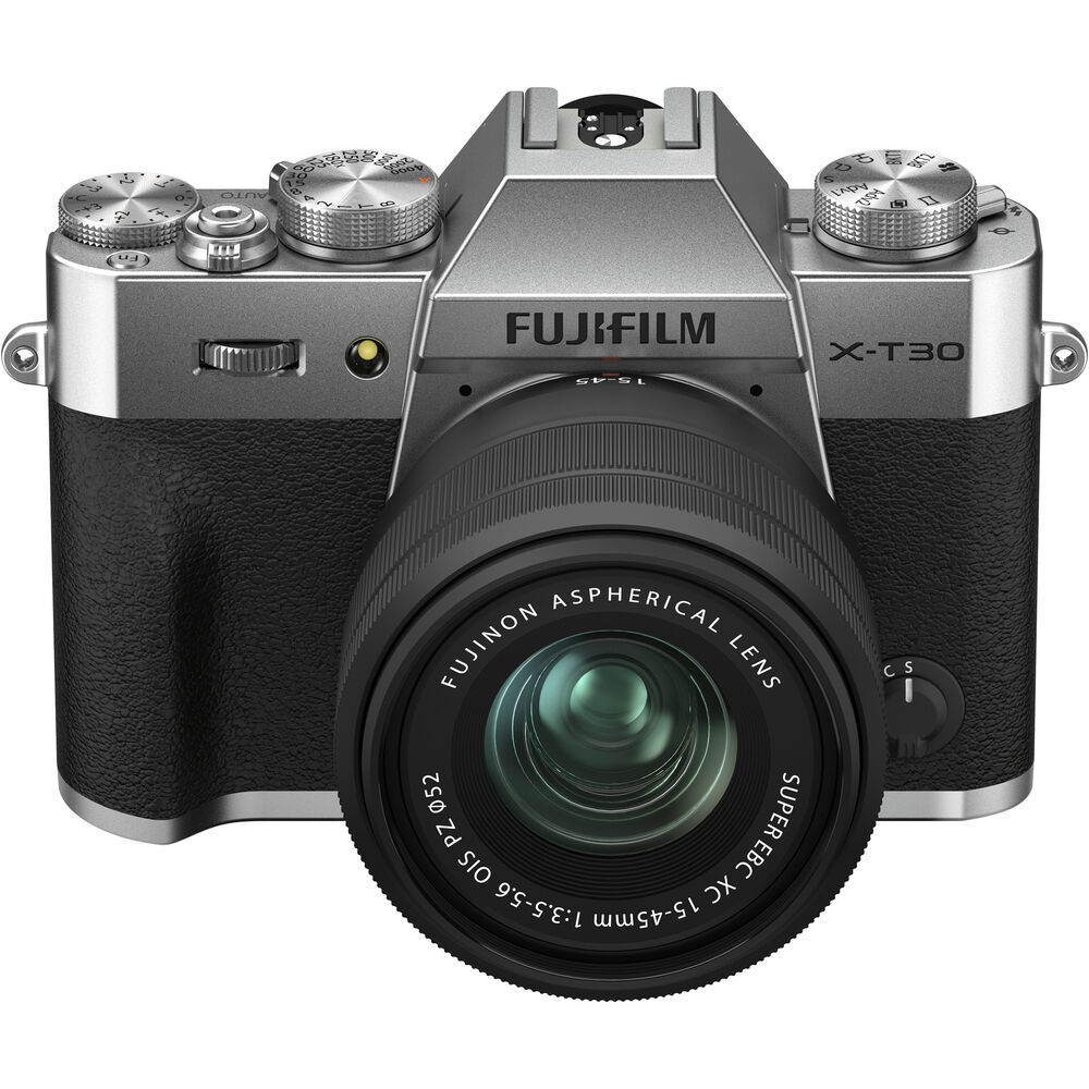 FUJIFILM X-T30 II Mirrorless Digital Camera with 15-45mm Lens -  Silver