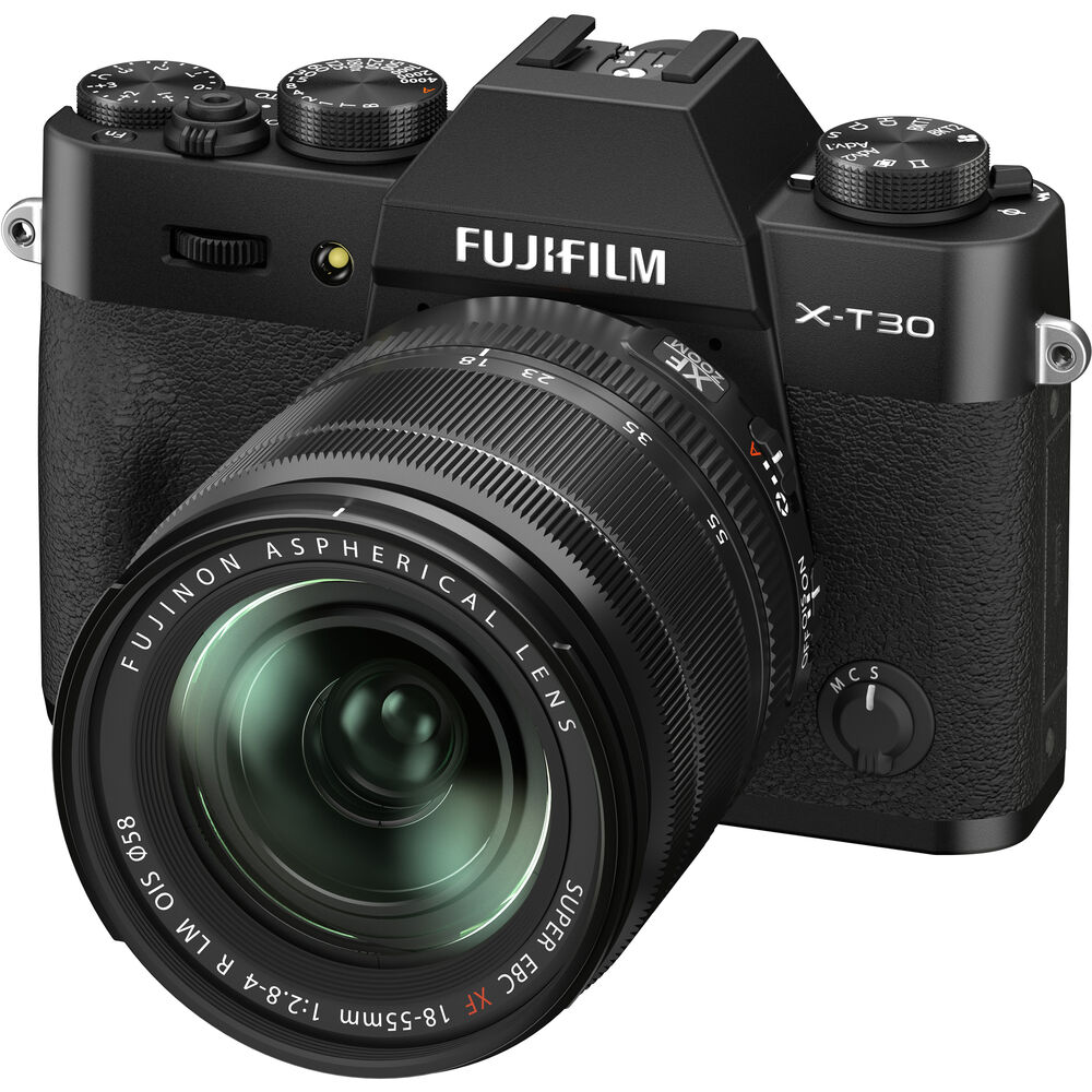 FUJIFILM X-T30 II Mirrorless Digital Camera with 18-55mm Lens - Black