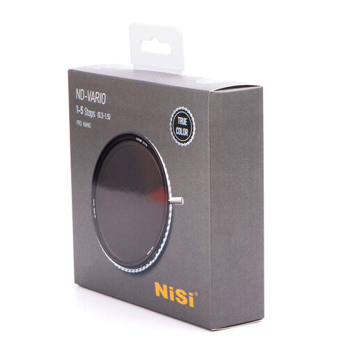NISI 49MM TRUE COLOR ND-VARIO PRO NANO 1-5STOPS VARIABLE ND