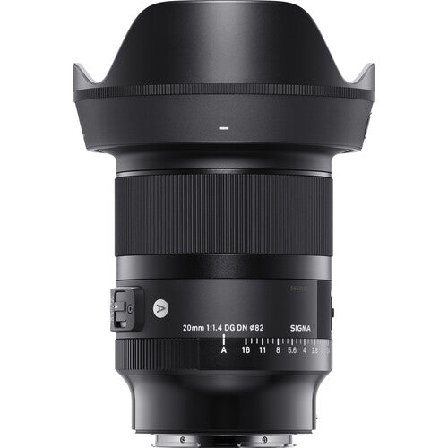 Sigma 20mm f/1.4 DG DN Art Lens (Sony E) Package