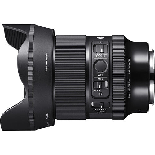 Sigma 24mm f/1.4 DG DN Art Lens (Sony E) Package