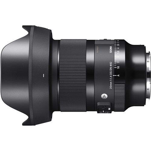 Sigma 20mm f/1.4 DG DN Art Lens (Sony E) Package