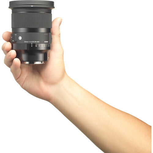 Sigma 20mm f/1.4 DG DN Art Lens (Sony E) Package
