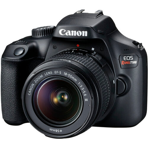 Canon EOS Rebel T100 DSLR Camera with 18-55mm Lens Package