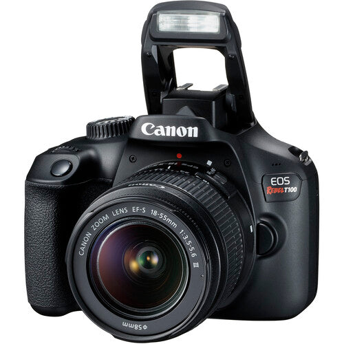 Canon EOS Rebel T100 DSLR Camera with 18-55mm Lens Package
