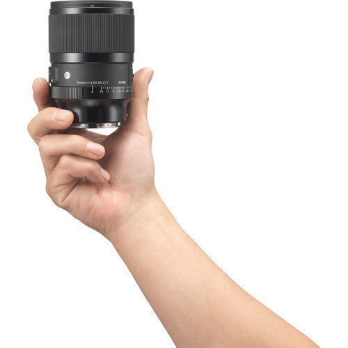 Sigma 50mm f/1.4 DG DN Art Lens (Sony E) Package