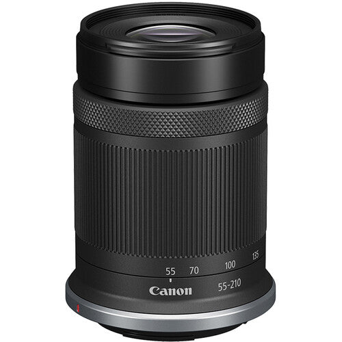 Canon EOS R50 Mirrorless Camera with 18-45mm and 55-210mm Lenses (Black) Package