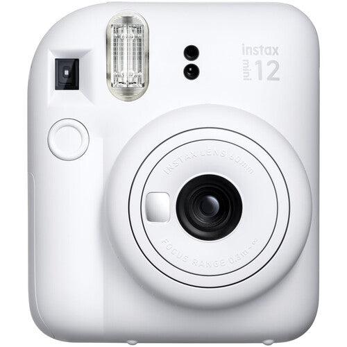 FUJIFILM INSTAX MINI 12 Instant Film Camera (Clay White) Package