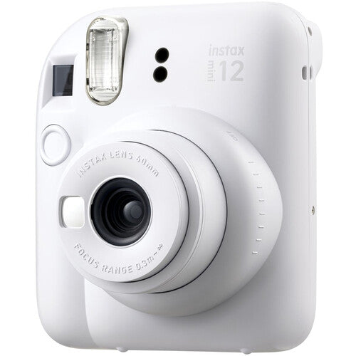 FUJIFILM INSTAX MINI 12 Instant Film Camera (Clay White) Package