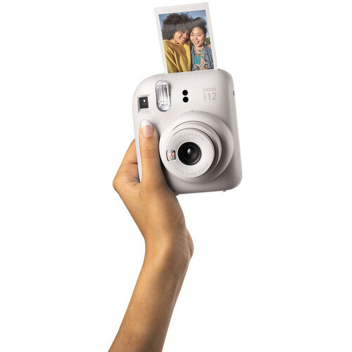 FUJIFILM INSTAX MINI 12 Instant Film Camera (Clay White) Package