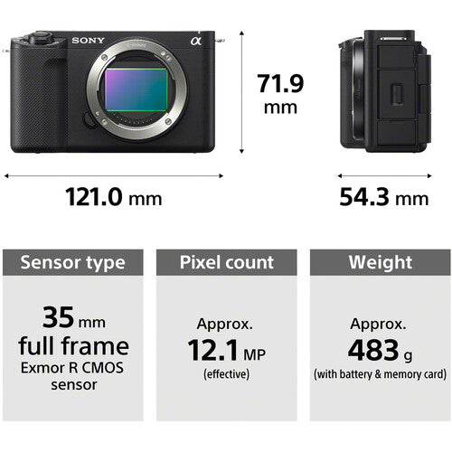 Sony ZV-E1 Mirrorless Camera (Black) Package