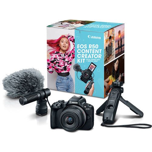 Canon EOS R50 Content Creator Kit Package