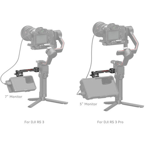 SmallRig Monitor Mount with NATO Clamp for Select DJI RS Series Gimbals