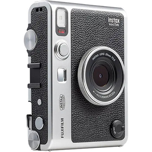 FUJIFILM INSTAX MINI EVO Hybrid Instant Camera (Black) Package
