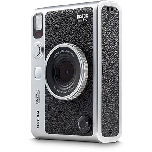 FUJIFILM INSTAX MINI EVO Hybrid Instant Camera (Black) Package
