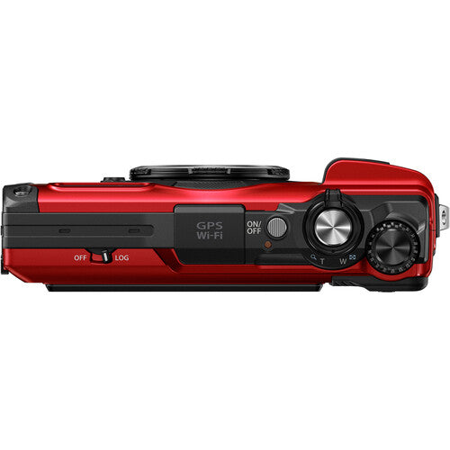 OM SYSTEM Tough TG-7 Digital Camera (Red) Package